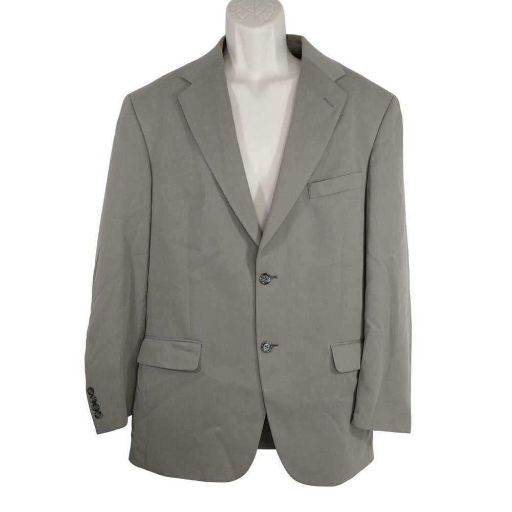 GianFranco Ruffini Blazer Sport Jacket 2 Button Men Size 42 Reg Green? Long Slv